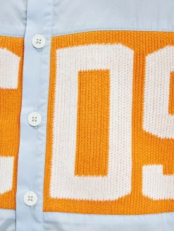 Hemden & Poloshirts*GCDS Hemd Hellblau