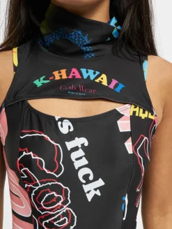 Kleider*GCDS K-Hawaii Kleid schwarz