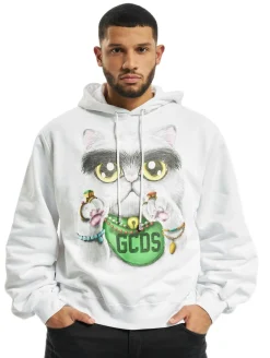 Pullover & Sweater*GCDS Kittho Hoodie weiß