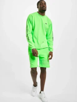 Sweater & Pullover|Pullover & Sweater*GCDS Logo Print Longsleeve grün