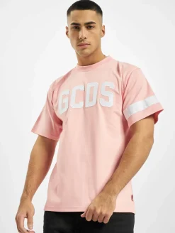 T-Shirts & Tank Tops*GCDS Logo T-Shirt rosa