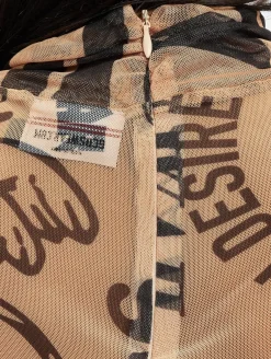 Tops & T-Shirts*GCDS Mesh Top beige