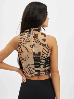 Tops & T-Shirts*GCDS Mesh Top beige