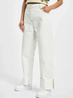 Hosen & Jeans*GCDS Plain Straight Fit Jeans weiß