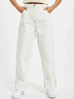 Hosen & Jeans*GCDS Plain Straight Fit Jeans weiß