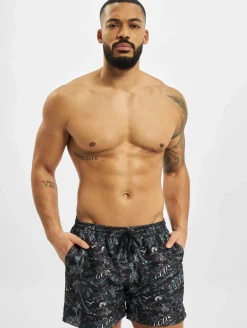 Nachtwäsche & Bademode*GCDS Tropical Badeshorts schwarz