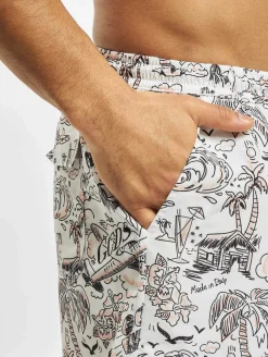 Nachtwäsche & Bademode*GCDS Tropical Badeshorts weiß