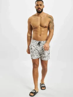Nachtwäsche & Bademode*GCDS Tropical Badeshorts weiß