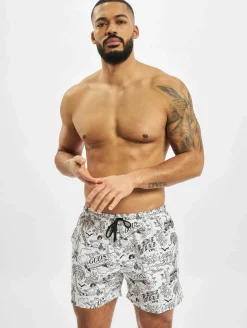 Nachtwäsche & Bademode*GCDS Tropical Badeshorts weiß