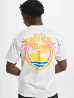 T-Shirts & Tank Tops*GCDS Tropical Taste T-Shirt weiß