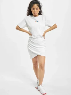 Kleider*GCDS Wickel-Monsterkleid weiß