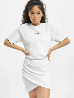 Kleider*GCDS Wickel-Monsterkleid weiß