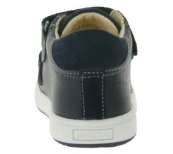 Turnschuhe*GEOX B Biglia B. D Kleinkinder Sneaker mit atmungsaktiver Sohle Mid-Cut-Schuhe Echtleder mit Klettverschluss Baby-Schuhe B044DD 08522 C4P2G Dunkelblau