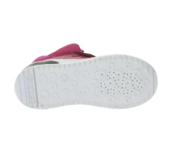 Turnschuhe*GEOX Luminous Kinder Alltags-Sneaker mit atmungsaktiver Sohle Mid-Cut-Schuhe mit Klettverschluss für Mädchen J848DA-0NF6K-C8062 Pink