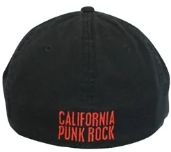 Caps & Mützen*BioworldMerch Green Day Unisex Punkrock-Band Baumwoll-Cap Flex-Cap mit Granaten-Logo TC102229GRN Schwarz