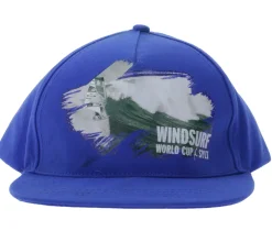 Caps & Mützen*green SYLT Unisex "WINDSURF WORLD CUP SYLT" größenverstellbare Base Cap mit geraden Schirm Blau