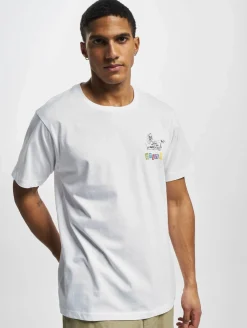 T-Shirts & Tank Tops*GRIND Inc This Way R-Ausschnitt T-Shirt weiß