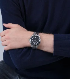 Herrenuhren|Herrenuhren*GUESS Premier Herren Armbanduhr mit Datumsanzeige Quarz-Uhr 45mm GW0330G1 Silber