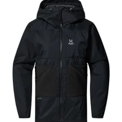 Wintersport|Mäntel & Jacken*Haglöfs Damen Isolationsjacken Spitz Mimic Hoodie Jacke Schwarz