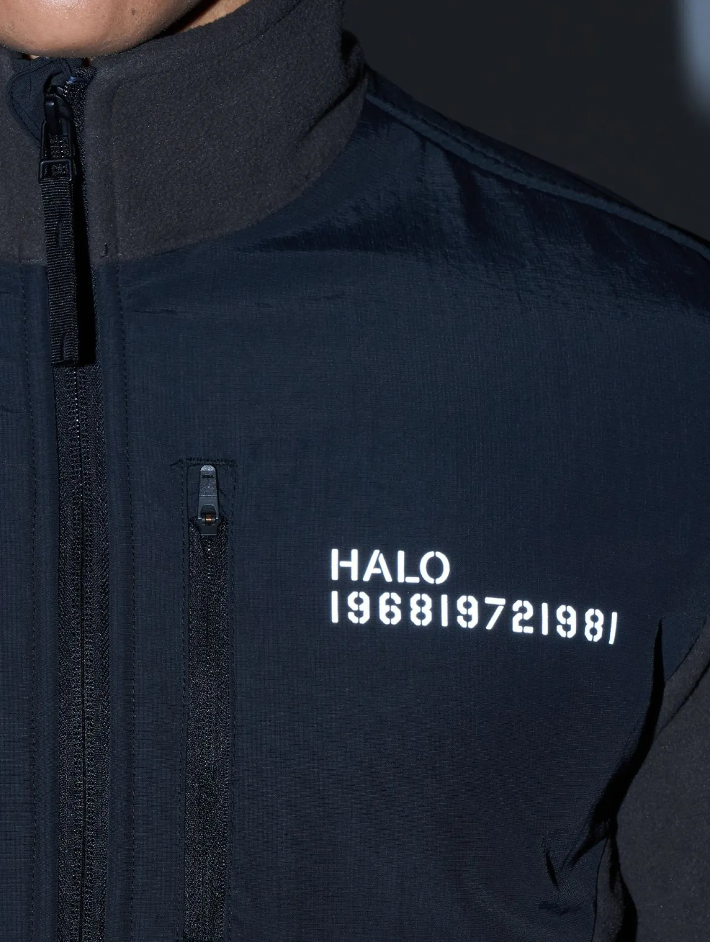 Mäntel & Jacken|Jacken & Mäntel*HALO Blocked Zip Fleece Rabe