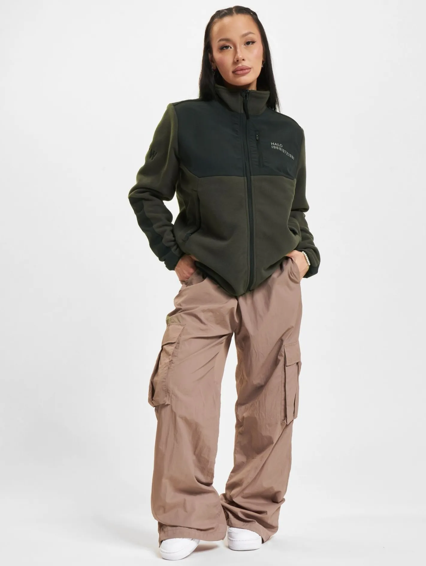 Mäntel & Jacken|Jacken & Mäntel*HALO Blocked Zip Fleece Rabe