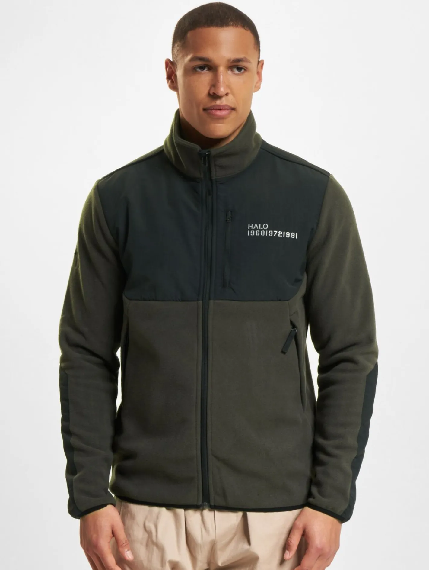 Mäntel & Jacken|Jacken & Mäntel*HALO Blocked Zip Fleece Rabe