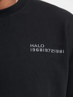 Sweater & Pullover|Pullover & Sweater*HALO Essential Crew Sweatshirt schwarz