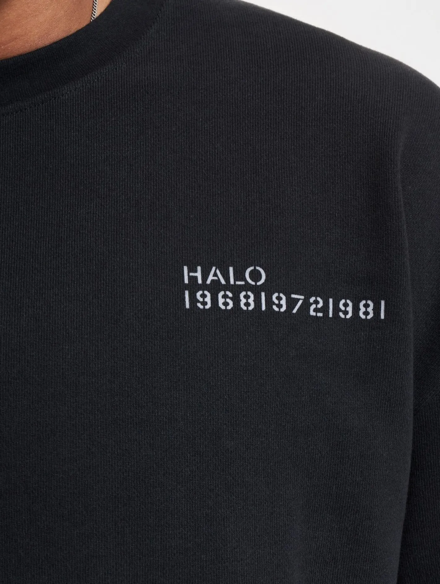Sweater & Pullover|Pullover & Sweater*HALO Essential Crew Sweatshirt schwarz