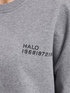 Sweater & Pullover|Pullover & Sweater*HALO Essential Crew Sweatshirt grau meliert