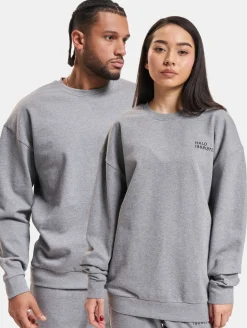 Sweater & Pullover|Pullover & Sweater*HALO Essential Crew Sweatshirt grau meliert