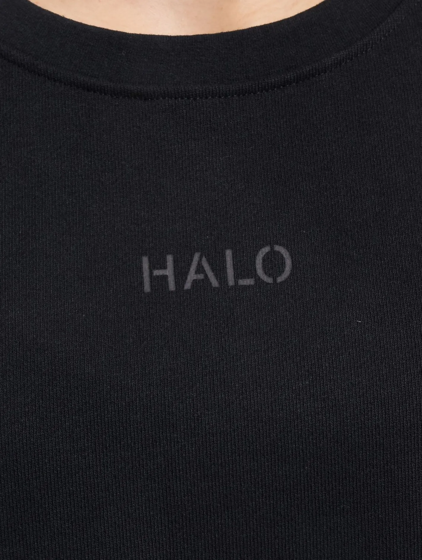 Sweater & Pullover|Pullover & Sweater*HALO Graphic Rundhalspullover schwarz