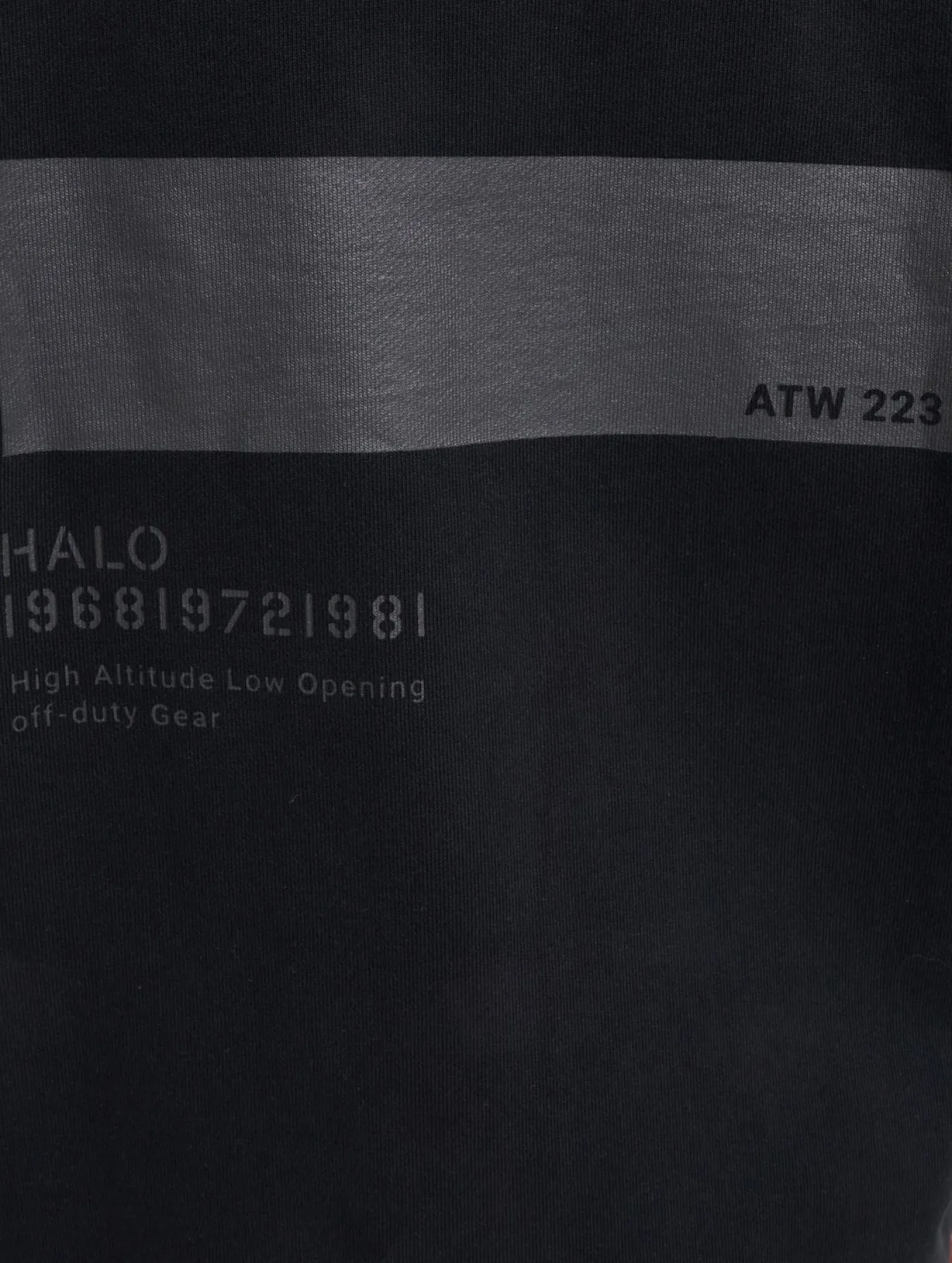 Sweater & Pullover|Pullover & Sweater*HALO Graphic Rundhalspullover schwarz