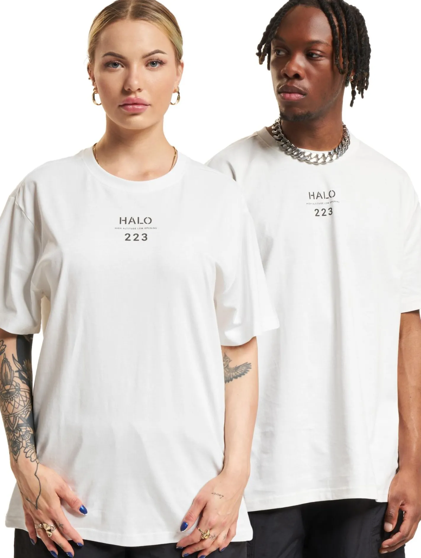 Tops & T-Shirts|T-Shirts & Tank Tops*HALO Patch Grafik T-Shirts Marshmallow