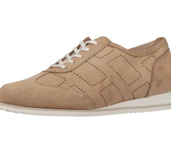 Sneaker & Turnschuhe*HASSIA Damen Sneaker stylische Echtleder-Schuhe Schnür-Schuhe 1-30 1652 Hellbraun