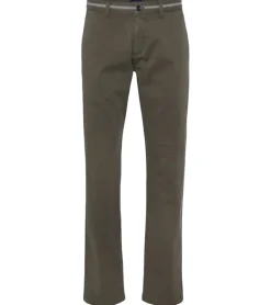 Jeans & Hosen*HECHTER PARIS Herren Chino-Hose modische Business-Hose mit Eingrifftaschen 87593824 Khaki