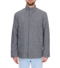 Jacken & Mäntel*O46bpx Herren Übergangs-Jacke mit Hahnentritt-Muster Frühlings-Jacke 957466 Schwarz/Weiß