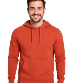Große Größen|Pullover & Sweater*O46R Herren Hoodie Kapuzen-Pullover Basic-Pullover moderner Baumwoll-Pullover Sweater Große Größen Rot