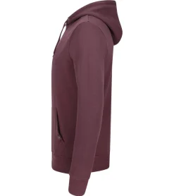 Große Größen|Pullover & Sweater*O46R Herren Hoodie Kapuzen-Pullover Basic-Pullover moderner Baumwoll-Pullover Sweater Weinrot