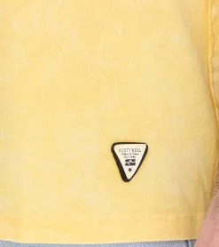 T-Shirts & Tank Tops*O46rn Herren Tank-Top im Vintage-Design ärmelloses Shirt mit Urban-Print Sommer-Top R-15247 Gelb