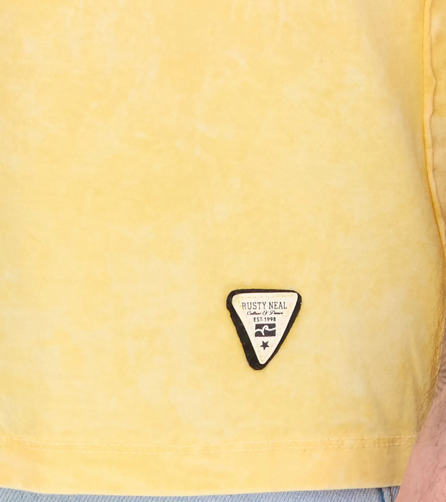 T-Shirts & Tank Tops*O46rn Herren Tank-Top im Vintage-Design ärmelloses Shirt mit Urban-Print Sommer-Top R-15247 Gelb