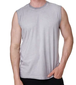 T-Shirts & Tank Tops*O46rn Herren Tank-Top Kurzarm-Shirt schlichtes Sommer Top Baumwoll-Shirt R-15286 Hell-, Weiß, Khaki oder Grau Orange
