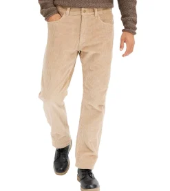 Jeans & Hosen*O46bpx Herren Thermo Relaxed Fit Cordhose mit Flanellfutter Business-Hose Baumwoll-Hose 972195 Beige