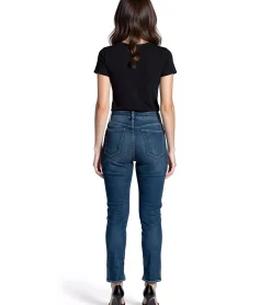 Hosen & Jeans*Herrlicher Peppy Slim Damen Hose enganliegende Denim-Jeans 5-Pocket-Hose 4904 6955 Blau