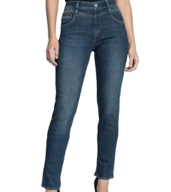 Hosen & Jeans*Herrlicher Peppy Slim Damen Hose enganliegende Denim-Jeans 5-Pocket-Hose 4904 6955 Blau