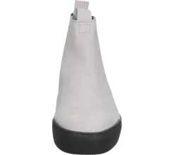 Boots & Stiefel*högl Damen Echtleder-Schuhe zeitlose Chelsea-Stiefeletten Alltags-Schuhe 2-10 3662 Grau