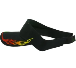 Caps & Mützen*Bio-Domes Headgear HIGHWAY 430 Unisex Visor-Cap stylische Baumwoll-Cap Sonne-Blende 7241GUY Schwarz