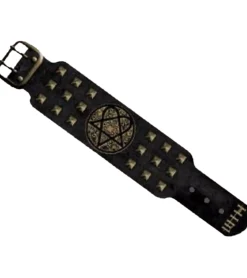 Schmuck*BioworldMerch HIM Armband Rockband mit Logo-Patch Fan-Artikel Arm-Schmuck WB103954HIM3 Schwarz