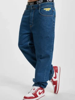Jeans & Hosen*HOMEBOY X-Tra Loose Flex Baggy Jeans Denim verwaschenes Blau