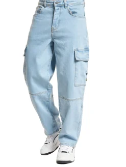 Jeans & Hosen*HOMEBOY X-Tra Ufo Denim Cargohose moon