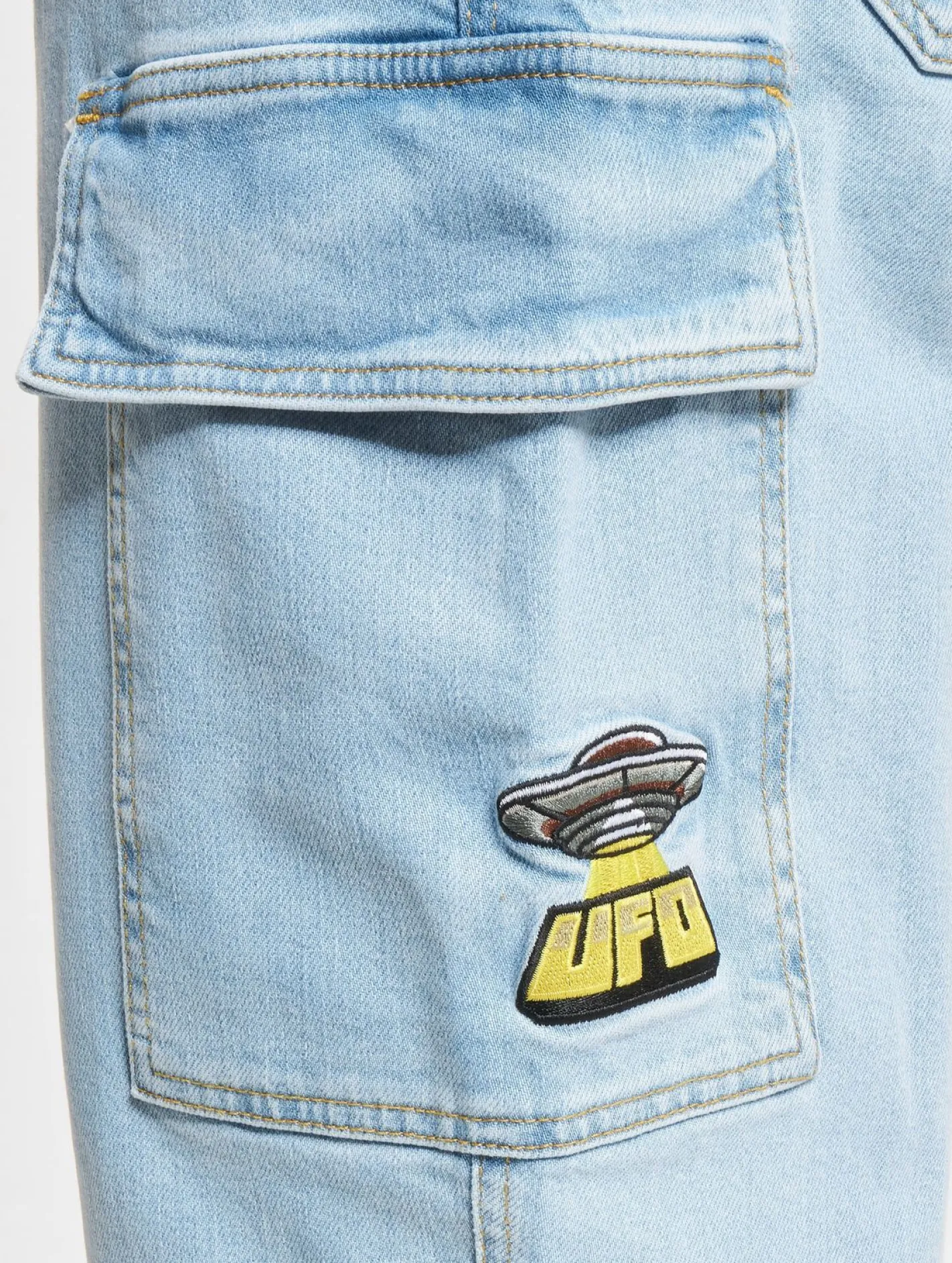 Jeans & Hosen*HOMEBOY X-Tra Ufo Denim Cargohose moon